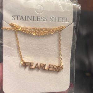 Taylor Swift “FEARLESS” Necklace